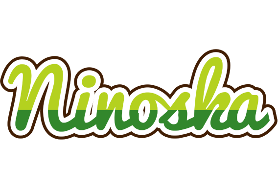 Ninoska golfing logo