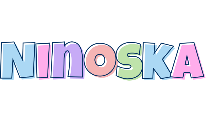 Ninoska pastel logo