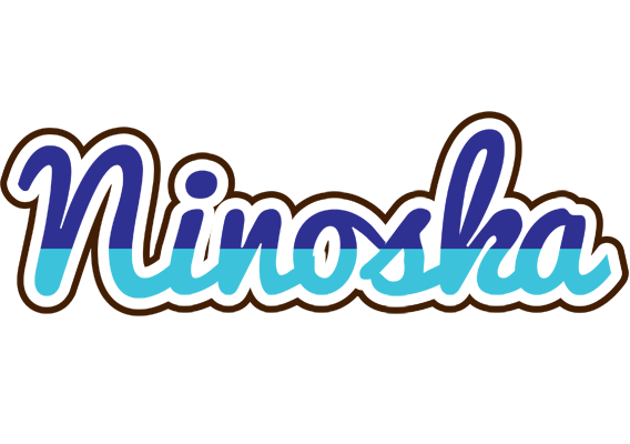 Ninoska raining logo