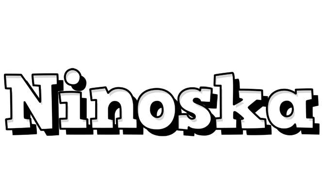 Ninoska snowing logo