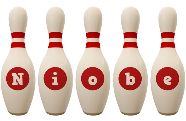 Niobe bowling-pin logo