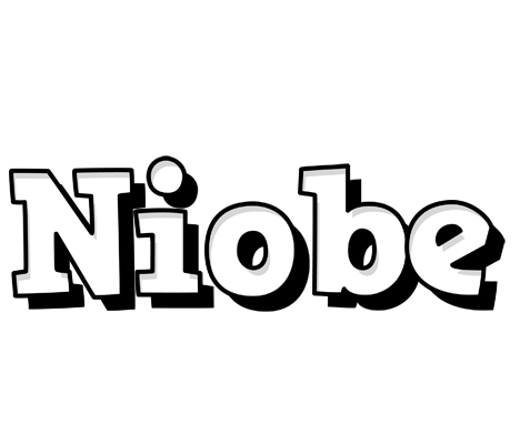 Niobe snowing logo