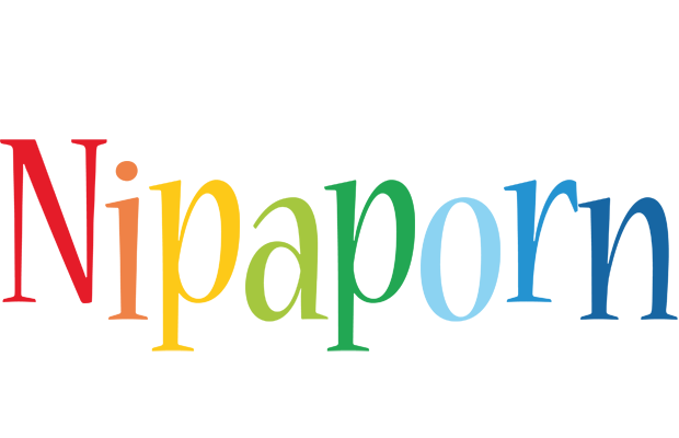 Nipaporn birthday logo