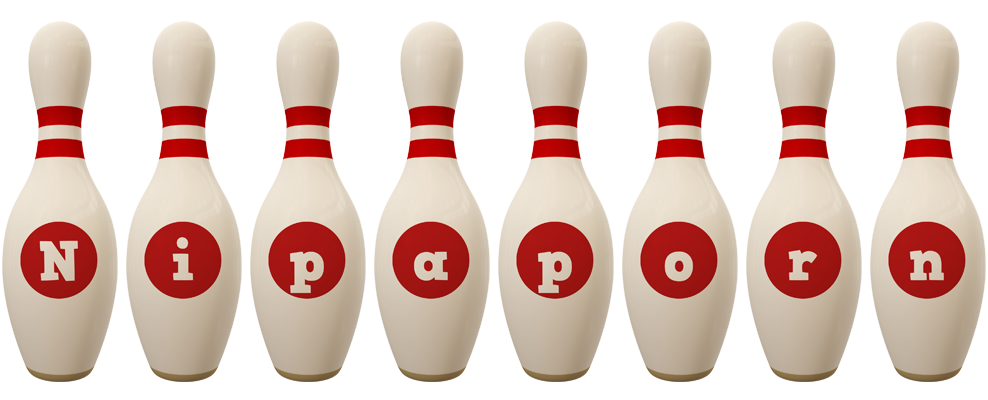 Nipaporn bowling-pin logo