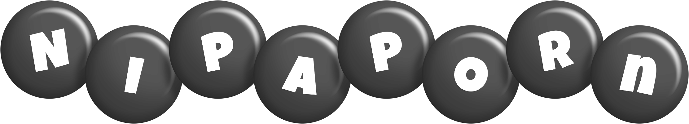 Nipaporn candy-black logo