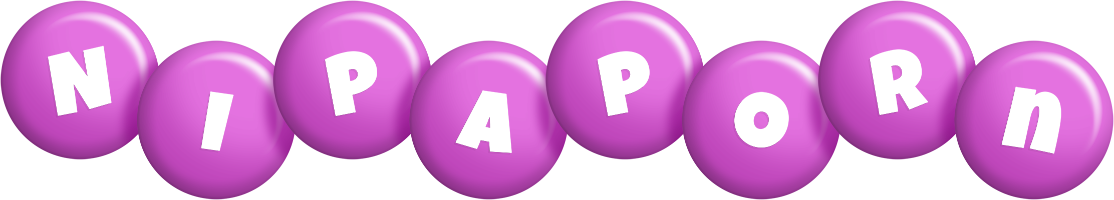 Nipaporn candy-purple logo
