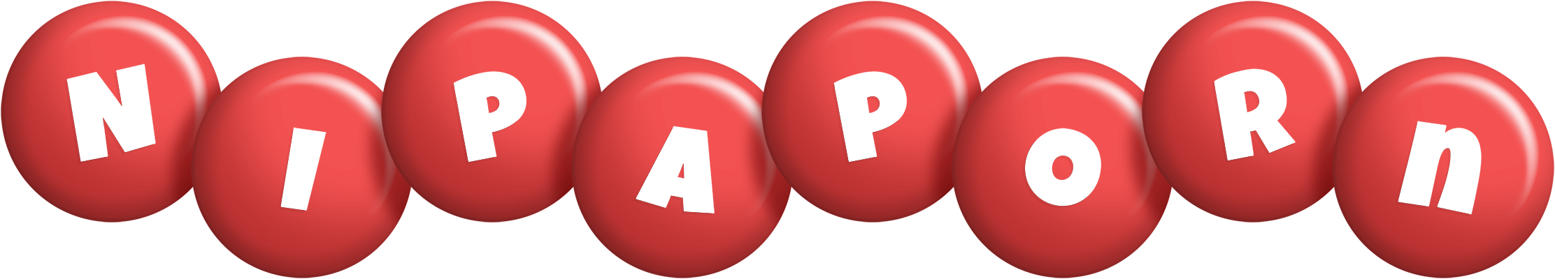 Nipaporn candy-red logo
