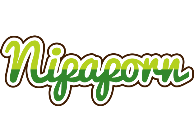 Nipaporn golfing logo