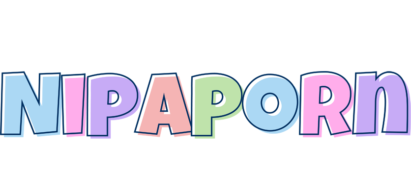 Nipaporn pastel logo