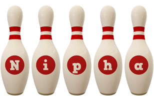 Nipha bowling-pin logo