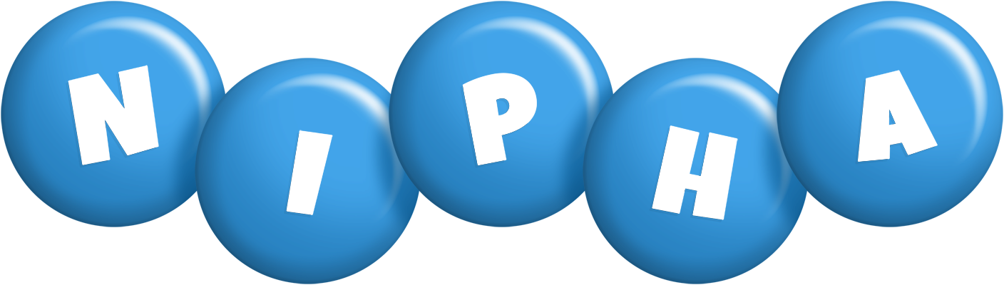 Nipha candy-blue logo