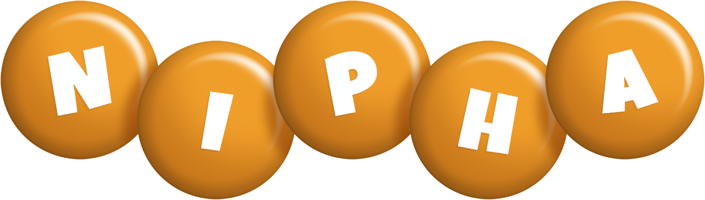 Nipha candy-orange logo