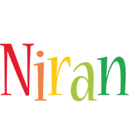 Niran birthday logo