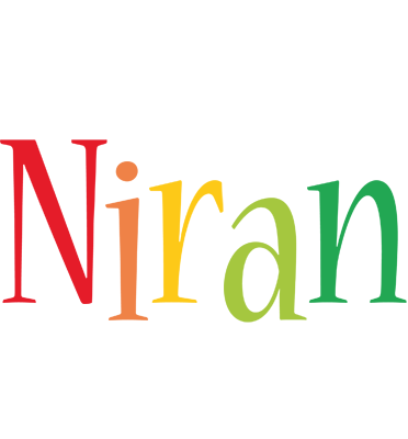 Niran birthday logo