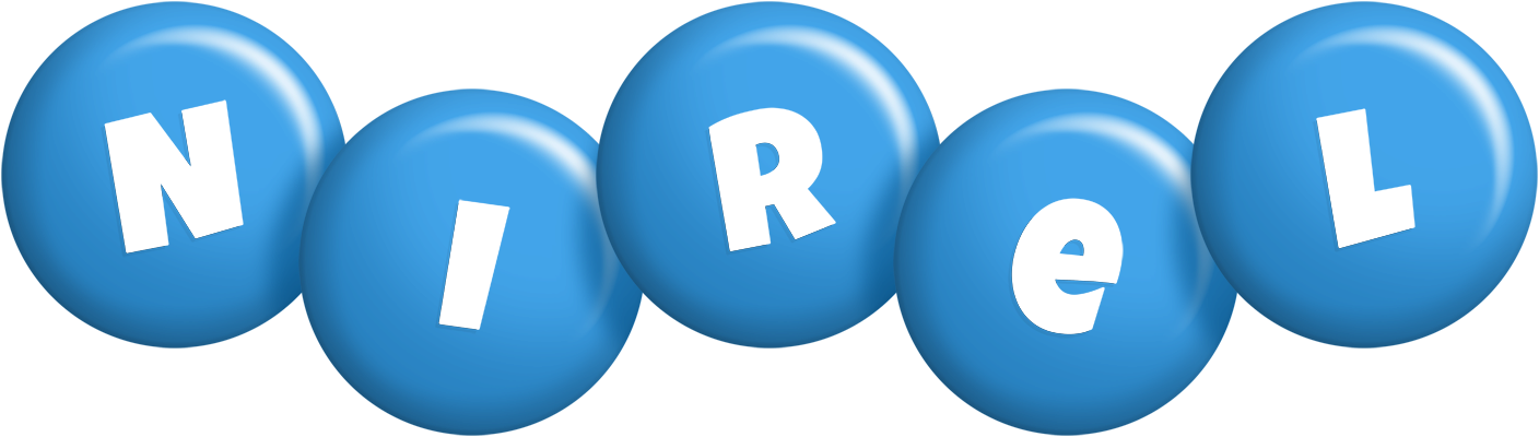 Nirel candy-blue logo