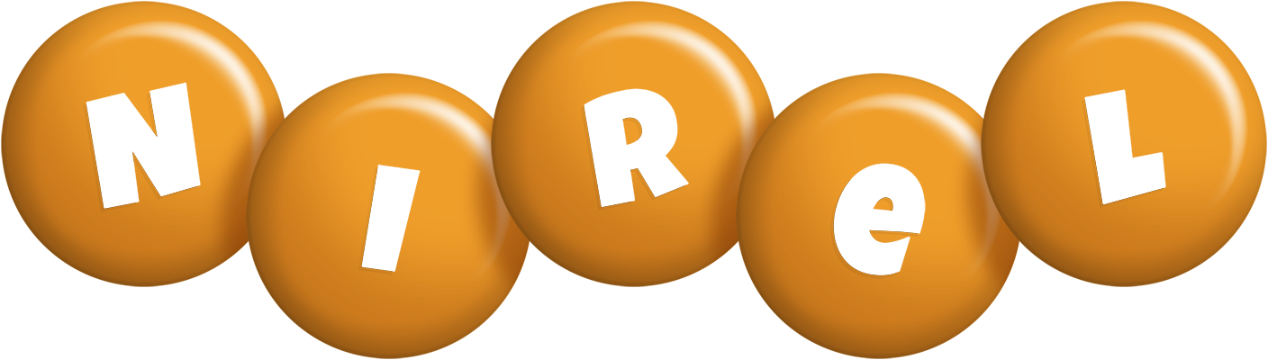 Nirel candy-orange logo