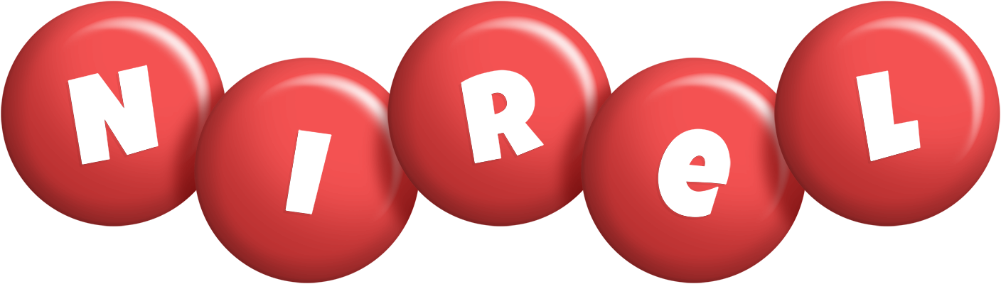 Nirel candy-red logo