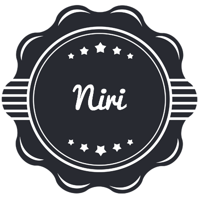 Niri badge logo