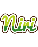 Niri golfing logo