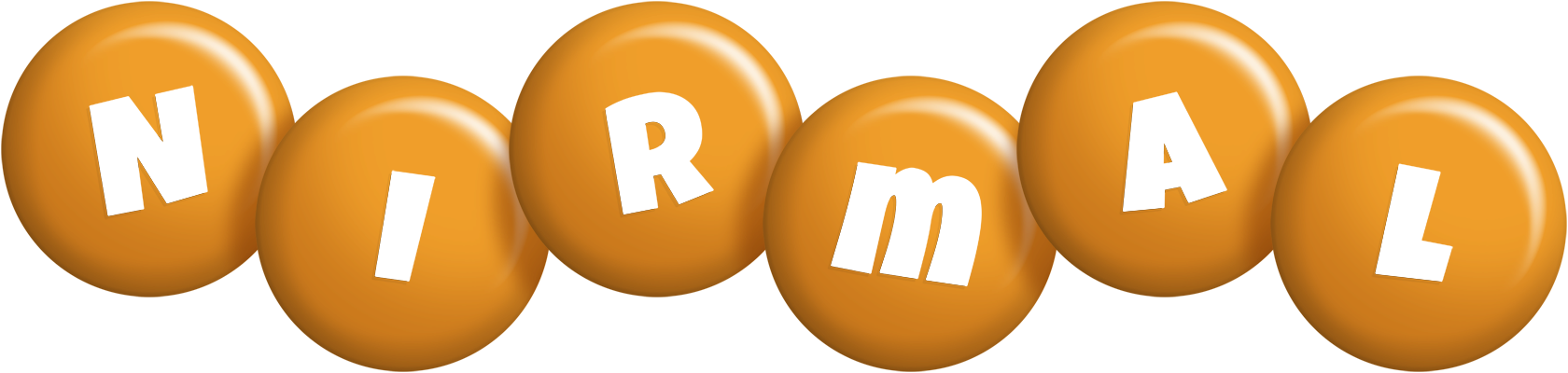 Nirmal candy-orange logo