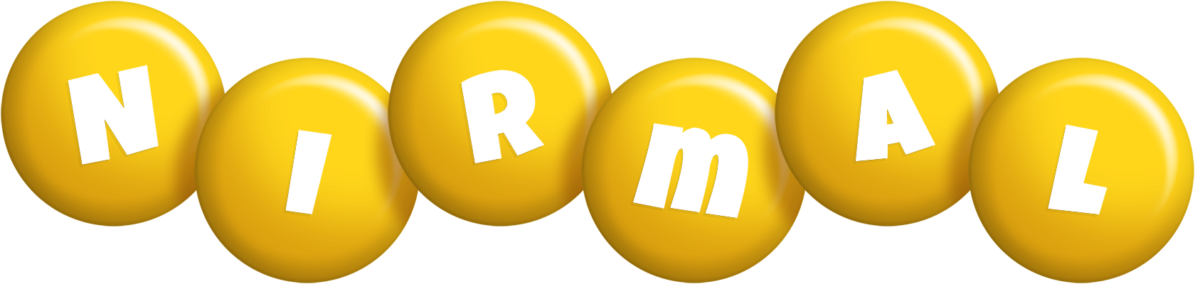 Nirmal candy-yellow logo
