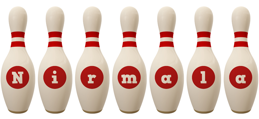 Nirmala bowling-pin logo
