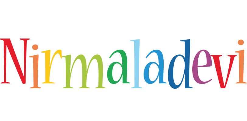 Nirmaladevi birthday logo