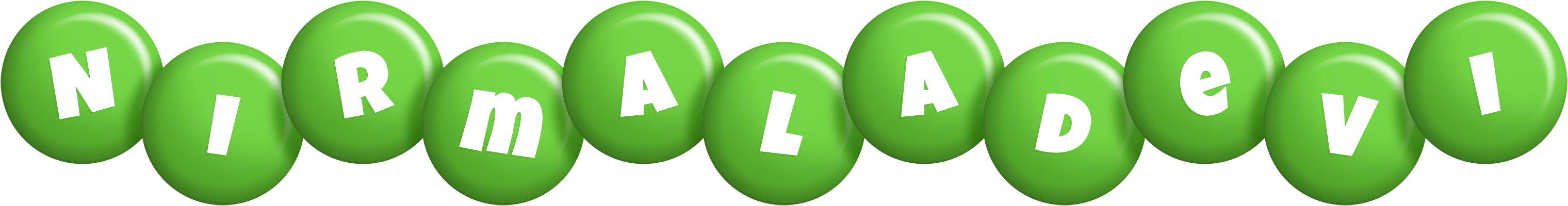 Nirmaladevi candy-green logo