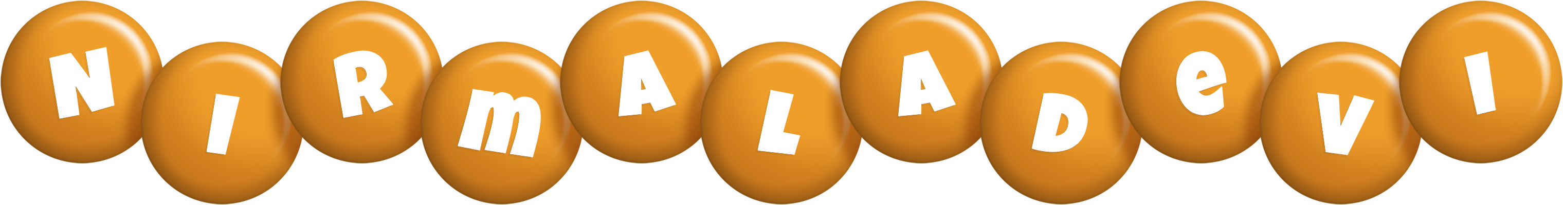 Nirmaladevi candy-orange logo