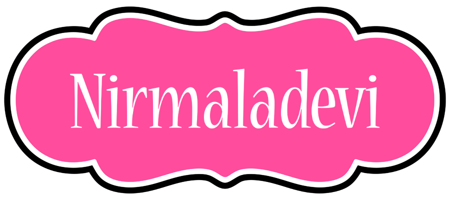 Nirmaladevi invitation logo