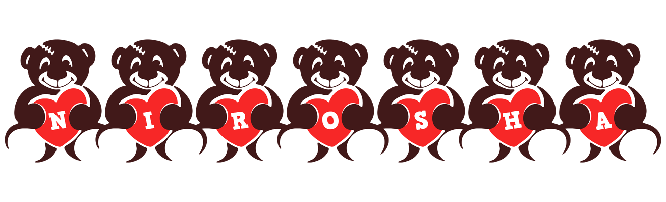Nirosha bear logo