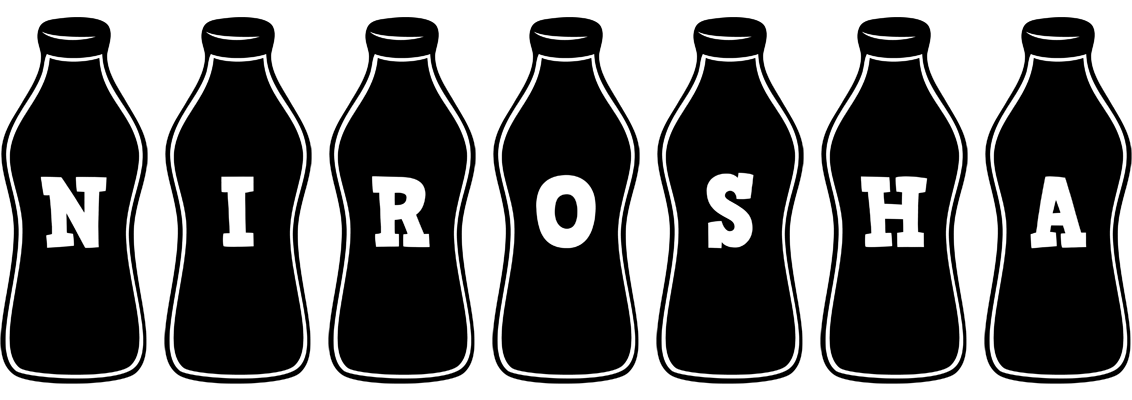Nirosha bottle logo