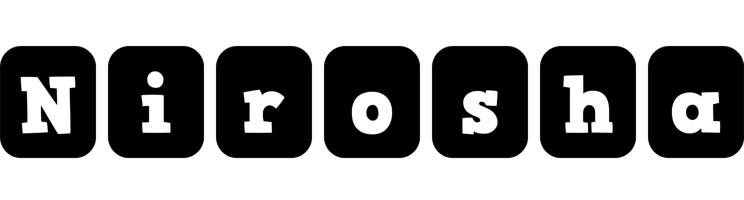 Nirosha box logo
