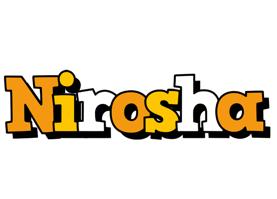 Nirosha cartoon logo