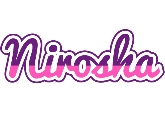 Nirosha cheerful logo