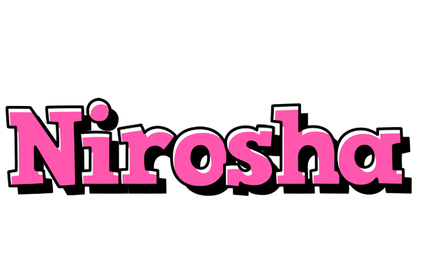 Nirosha girlish logo