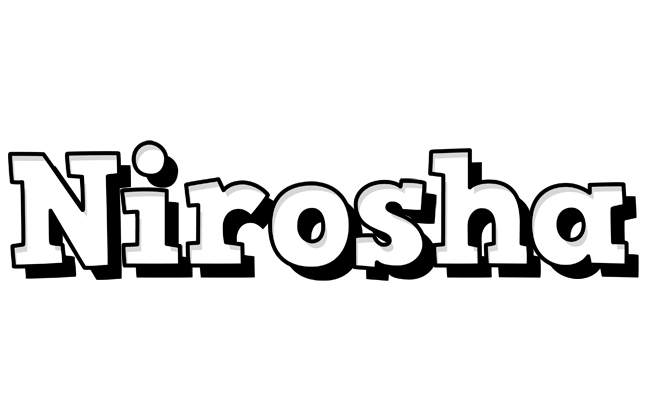 Nirosha snowing logo