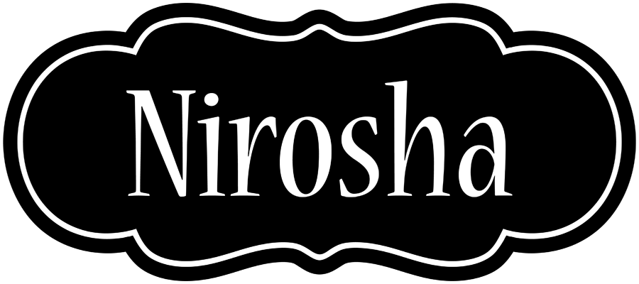 Nirosha welcome logo