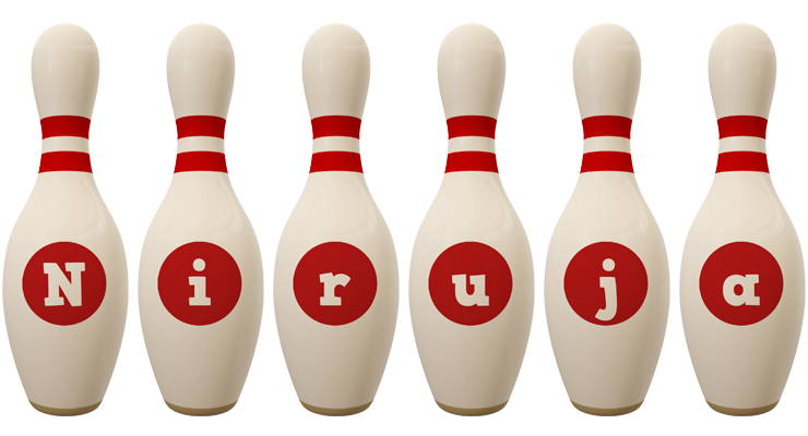 Niruja bowling-pin logo