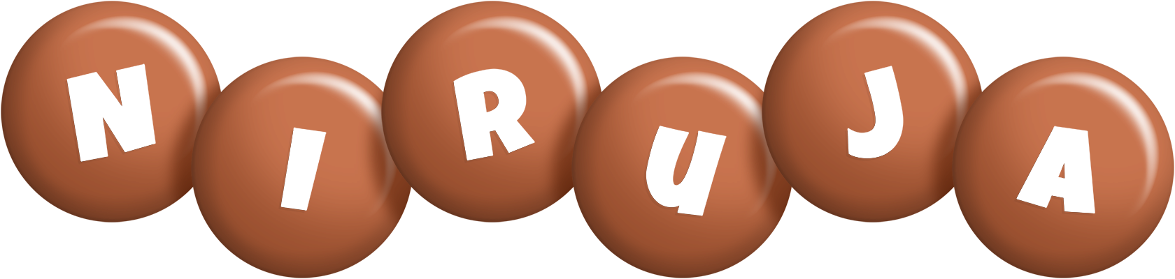 Niruja candy-brown logo