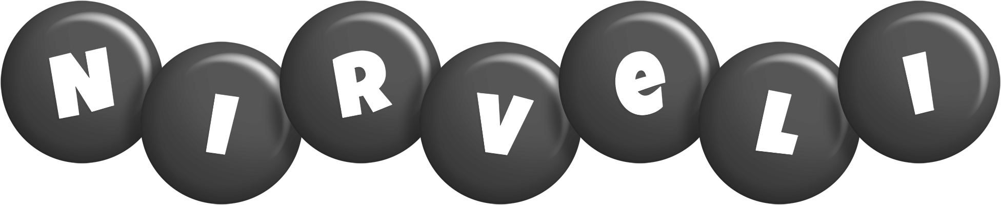 Nirveli candy-black logo