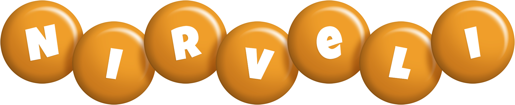 Nirveli candy-orange logo