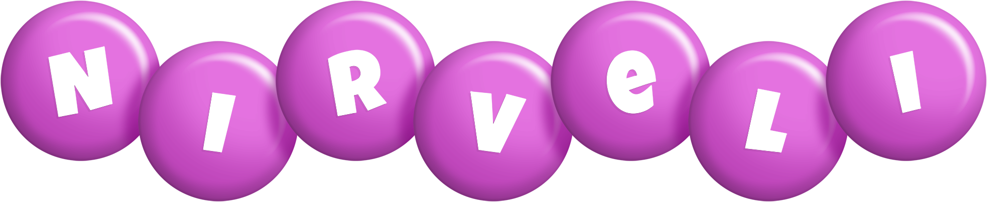 Nirveli candy-purple logo