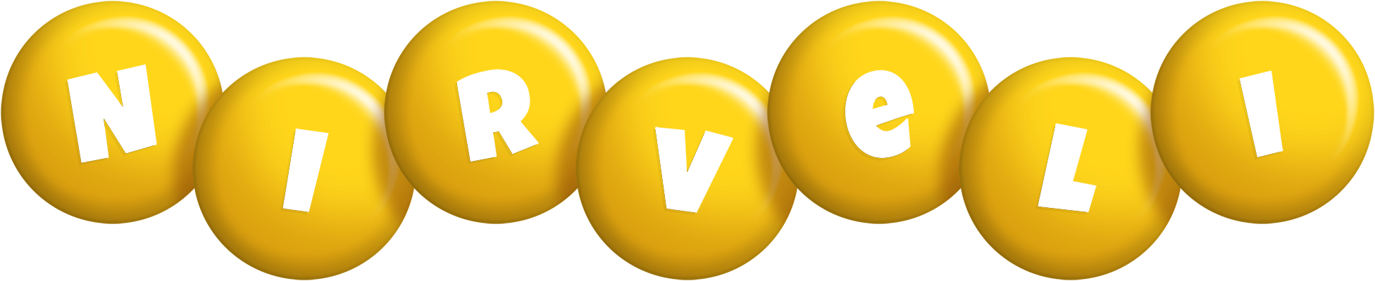 Nirveli candy-yellow logo