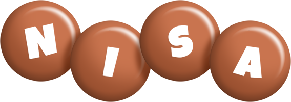 Nisa candy-brown logo