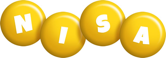 Nisa candy-yellow logo