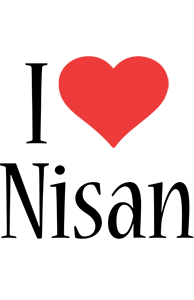 Nisan i-love logo