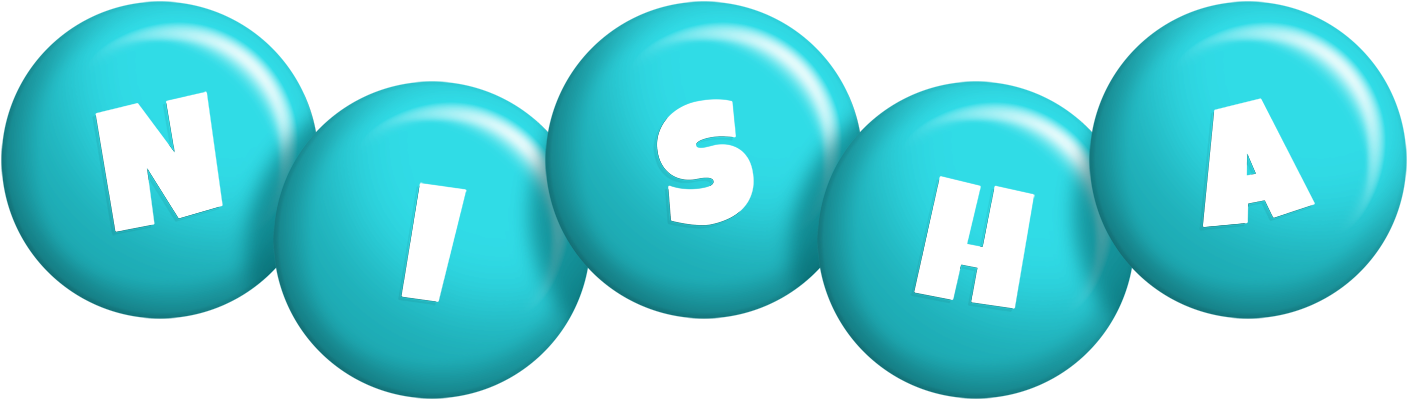Nisha candy-azur logo