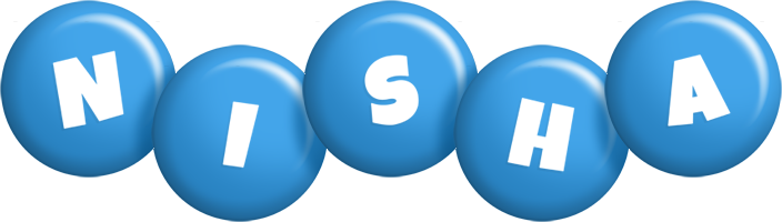 Nisha candy-blue logo