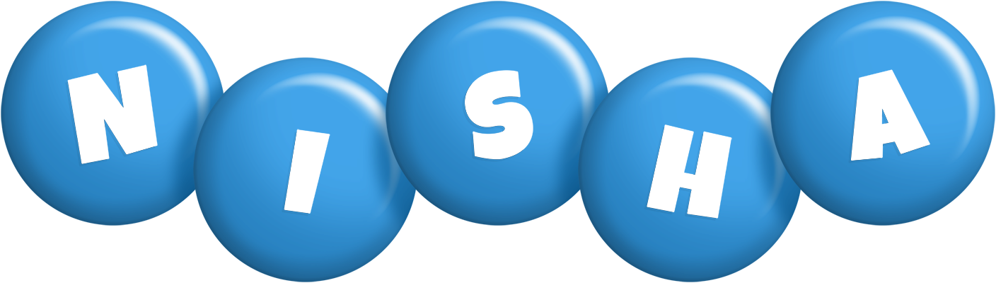 Nisha candy-blue logo